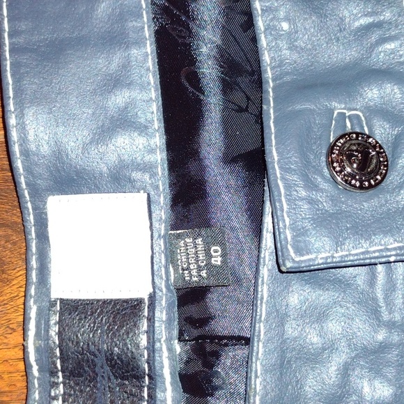 Leather Patchwork Pants - Picture 4 of 8